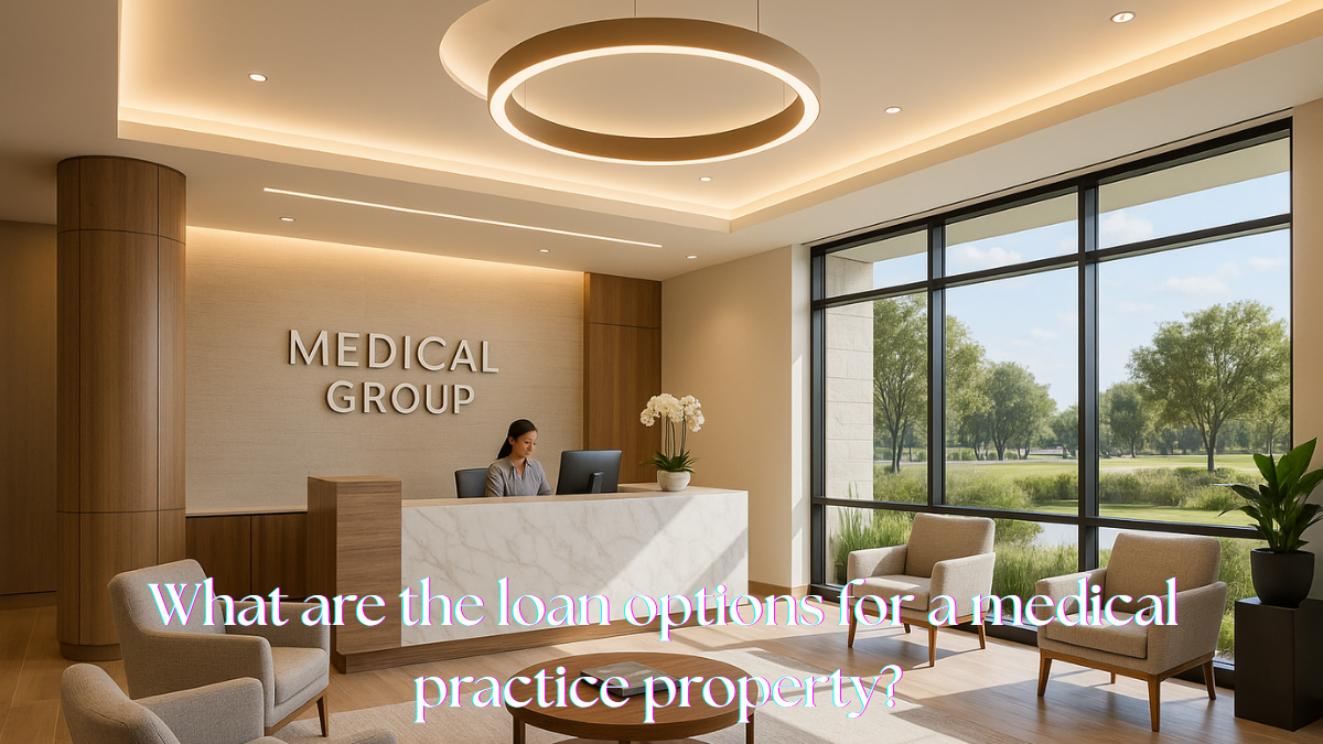 What are the loan options for a medical practice property