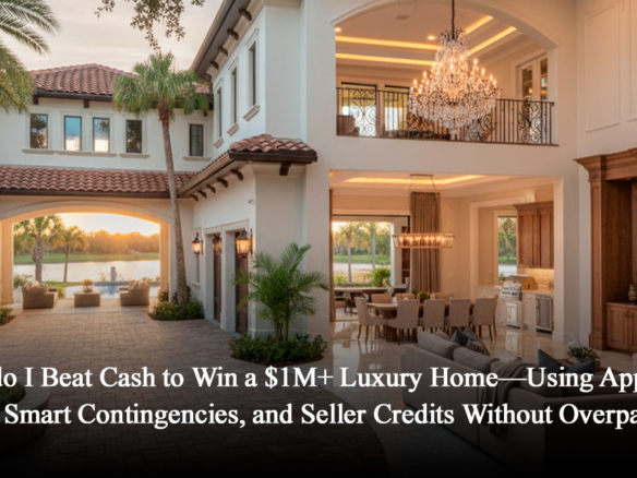 How do I Beat Cash to Win a 1M+ Luxury Home—Using Appraisal Gaps, Smart Contingencies, and Seller Credits Without Overpaying