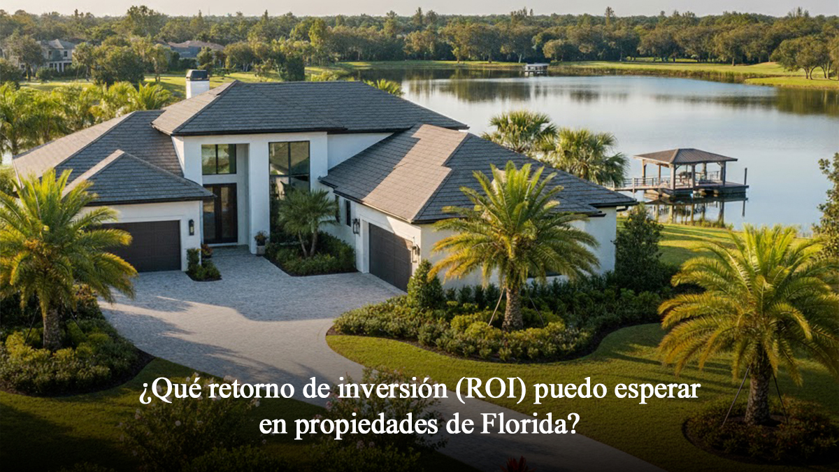 ¿Qué retorno de inversión (ROI) puedo esperar en propiedades de Florida?