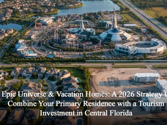 Epic Universe & Vacation Homes: A 2026 Strategy to Combine Your Primary Residence with a Tourism Investment in Central Florida