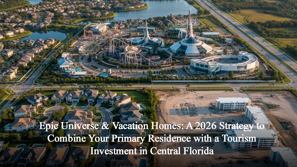 Epic Universe & Vacation Homes: A 2026 Strategy to Combine Your Primary Residence with a Tourism Investment in Central Florida