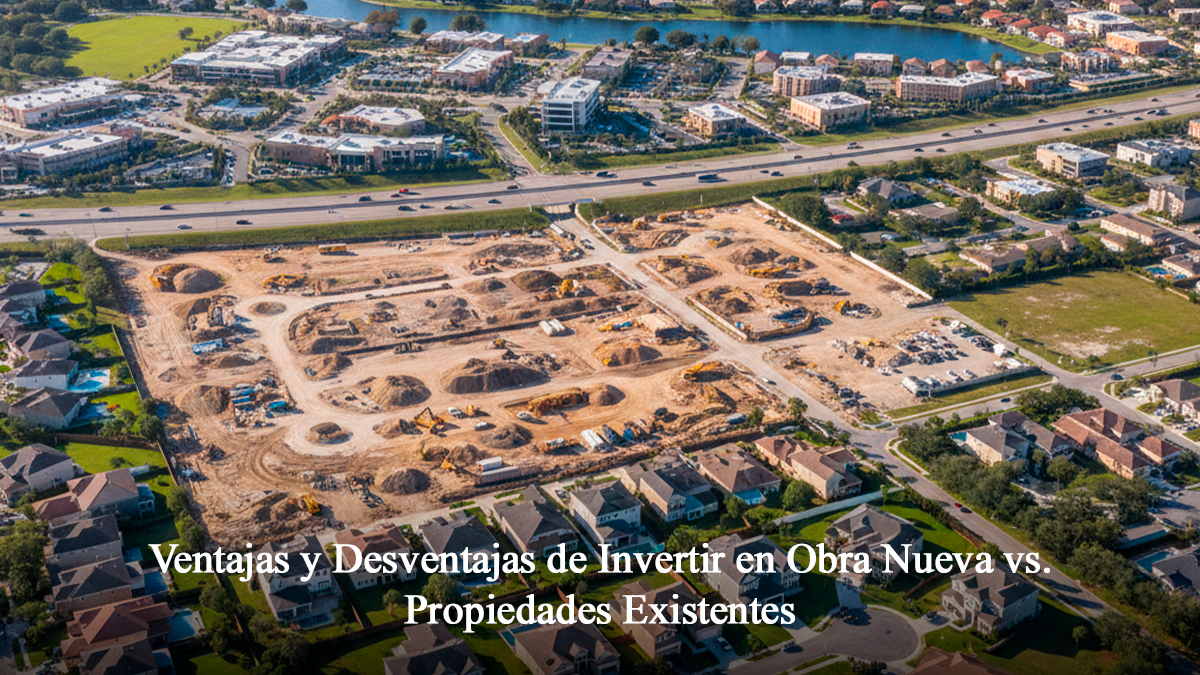 Ventajas y Desventajas de Invertir en Obra Nueva vs. Propiedades Existentes