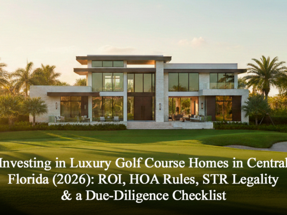 Investing in Luxury Golf Course Homes in Central Florida (2026): ROI, HOA Rules, STR Legality & a Due-Diligence Checklist