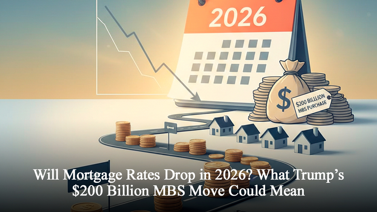 Will Mortgage Rates Drop in 2026? What Trump’s $200 Billion MBS Move Could Mean