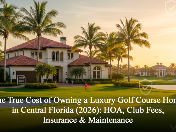 The True Cost of Owning a Luxury Golf Course Home in Central Florida (2026): HOA, Club Fees, Insurance & Maintenance
