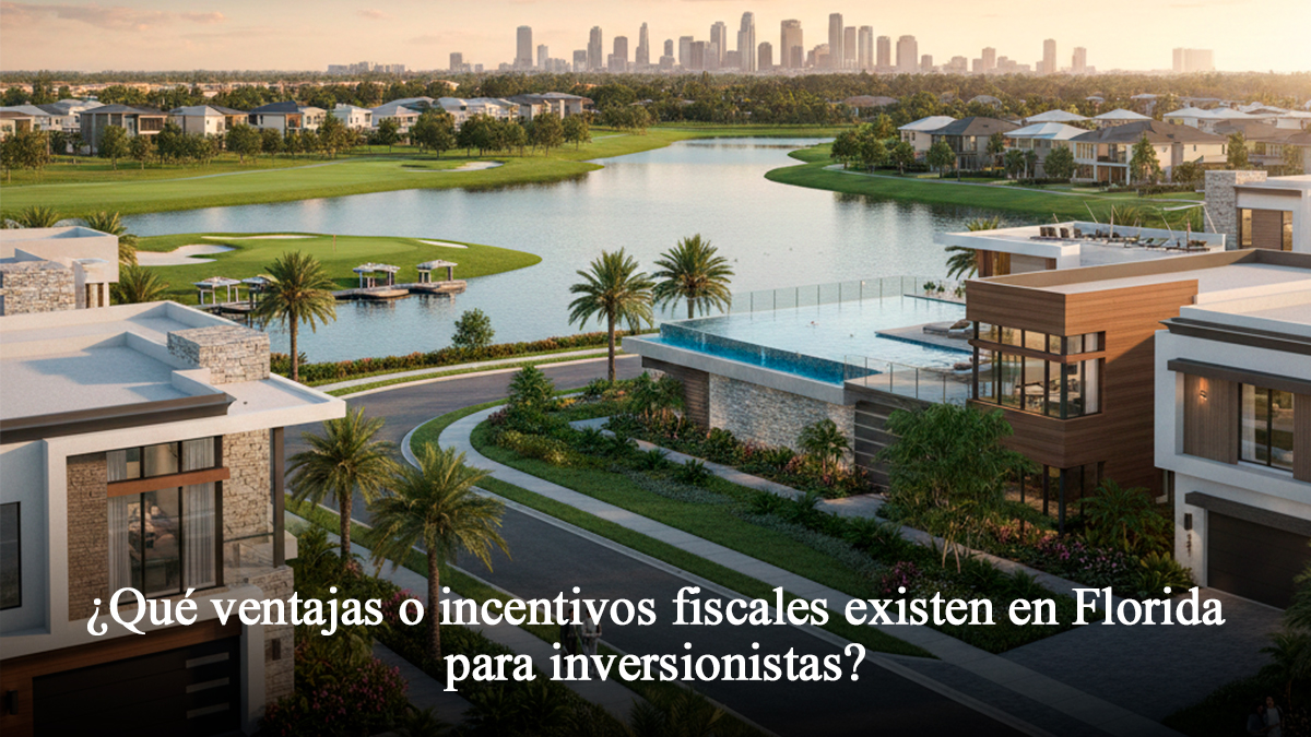 Qué ventajas o incentivos fiscales existen en Florida para inversionistas