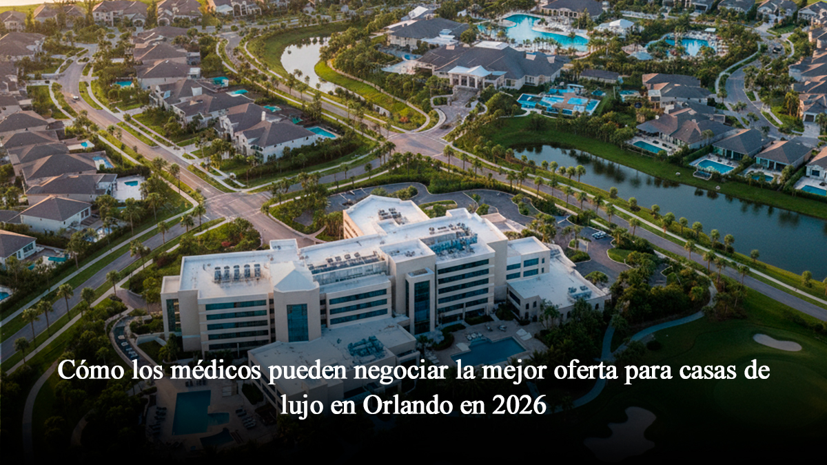 Cómo los médicos pueden negociar la mejor oferta para casas de lujo en Orlando en 2026