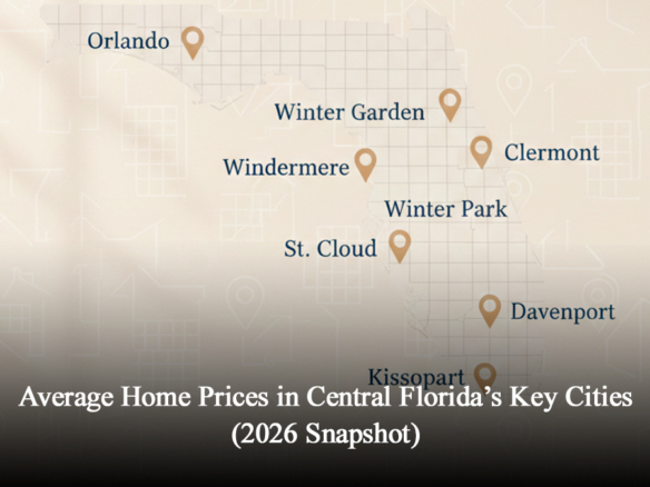 Average Home Prices in Central Florida’s Key Cities (2026 Snapshot)