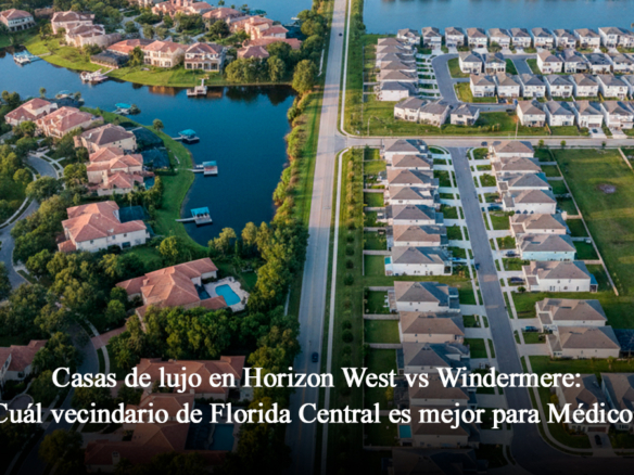 Casas de lujo en Horizon West vs Windermere: Cual vecindario de Florida Central es mejor para médicos