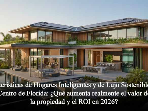 Características de Hogares Inteligentes y de Lujo Sostenible en el Centro de Florida: Qué Aumenta Realmente el Valor de la Propiedad y el ROI en 2026