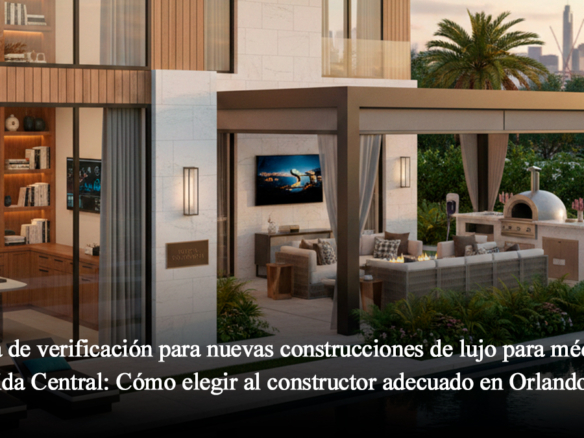 Lista de verificación para nuevas construcciones de lujo para médicos de Florida Central