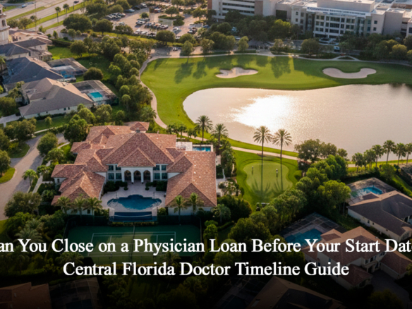 Can You Close on a Physician Loan Before Your Start Date Central Florida Doctor Timeline Guide