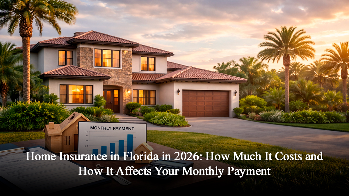 Home Insurance in Florida in 2026: How Much It Costs and How It Affects Your Monthly Payment