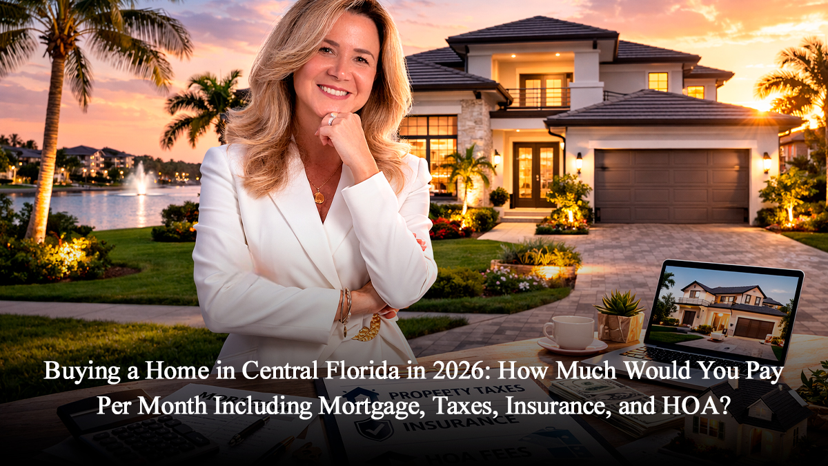 Buying a Home in Central Florida in 2026: How Much Would You Pay Per Month Including Mortgage, Taxes, Insurance, and HOA