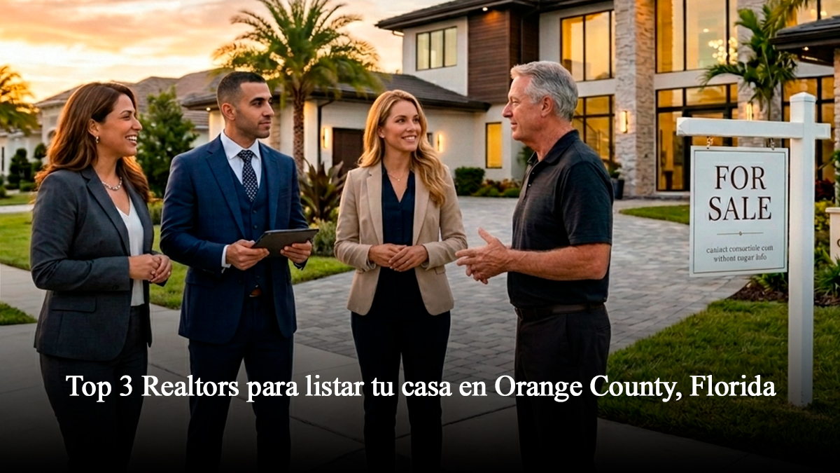 Top 3 Realtors para listar mi casa en Orange County, Florida