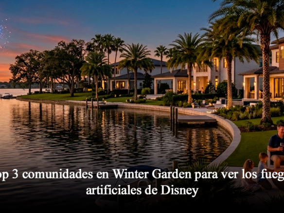 Top 3 comunidades en Winter Garden para ver los fuegos artificiales de Disney