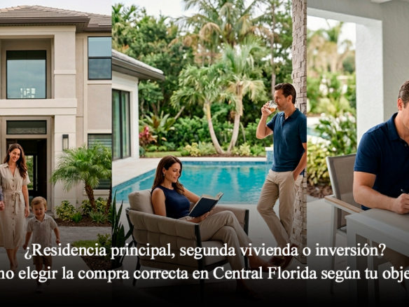 Residencia principal, segunda vivienda o inversión Cómo elegir la compra correcta en Central Florida según tu objetivo