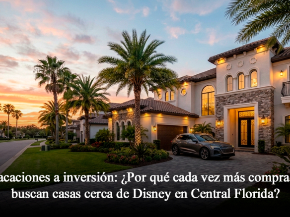 De vacaciones a inversión: por qué cada vez más compradores buscan casas cerca de Disney en Central Florida