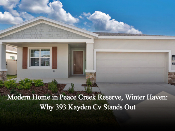 Modern Home in Peace Creek Reserve, Winter Haven 393 Kayden Cv