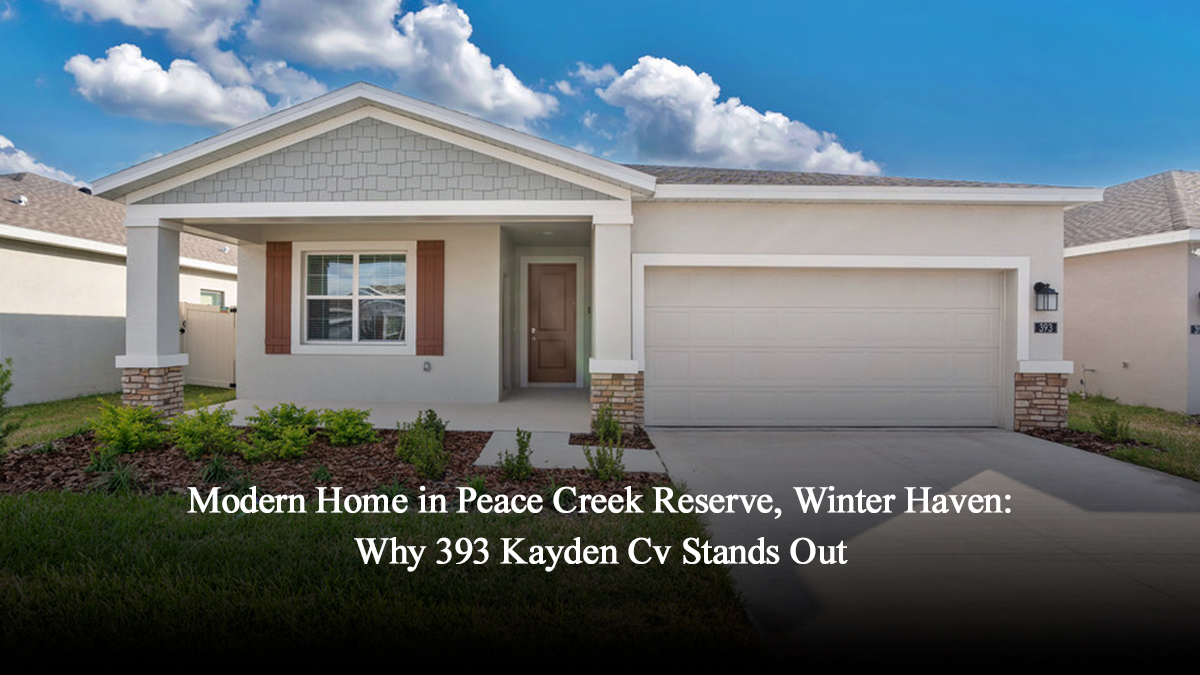Modern Home in Peace Creek Reserve, Winter Haven 393 Kayden Cv
