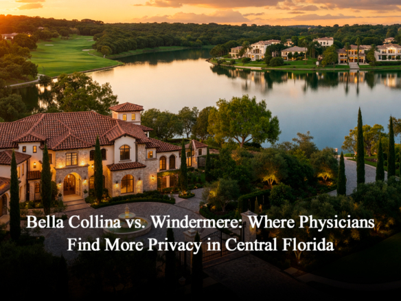 Bella Collina vs. Windermere Where Physicians Find More Privacy in Central Florida