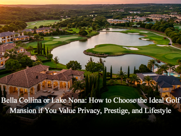 Bella Collina or Lake Nona How to Choose the Ideal Golf Mansion if You Value Privacy, Prestige, and Lifestyle