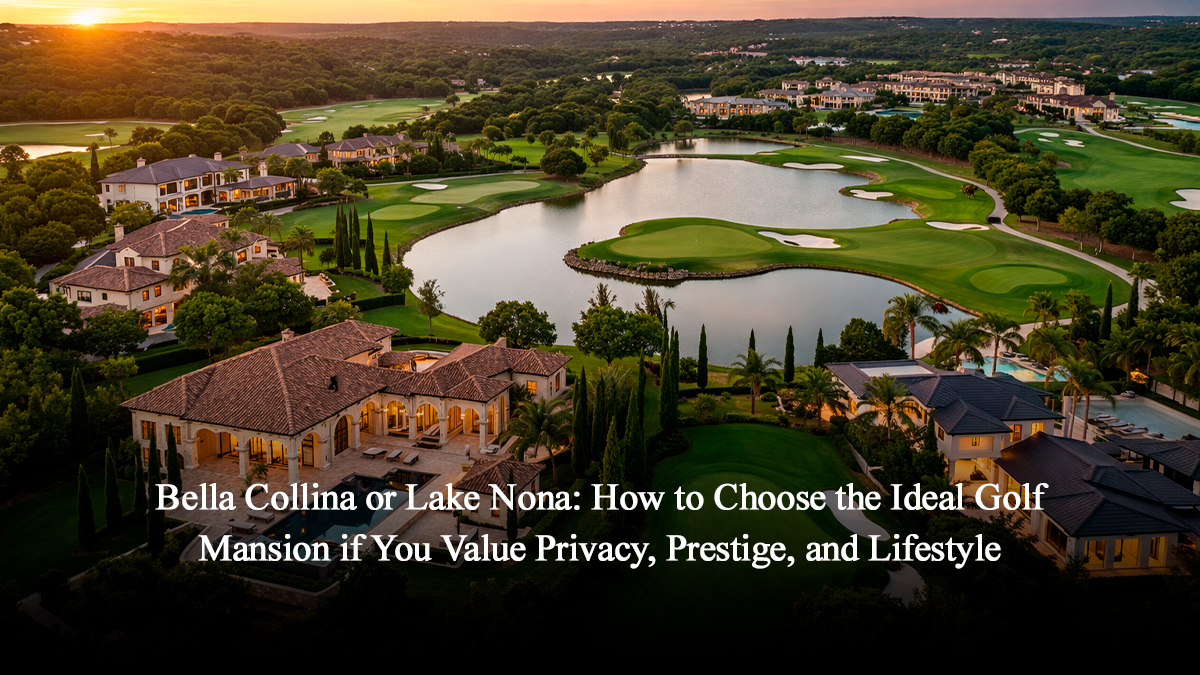 Bella Collina or Lake Nona How to Choose the Ideal Golf Mansion if You Value Privacy, Prestige, and Lifestyle