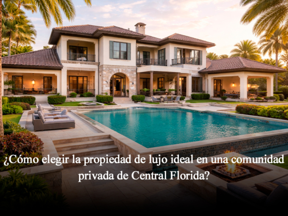 Cómo elegir la propiedad de lujo ideal en una comunidad privada de Central Florida