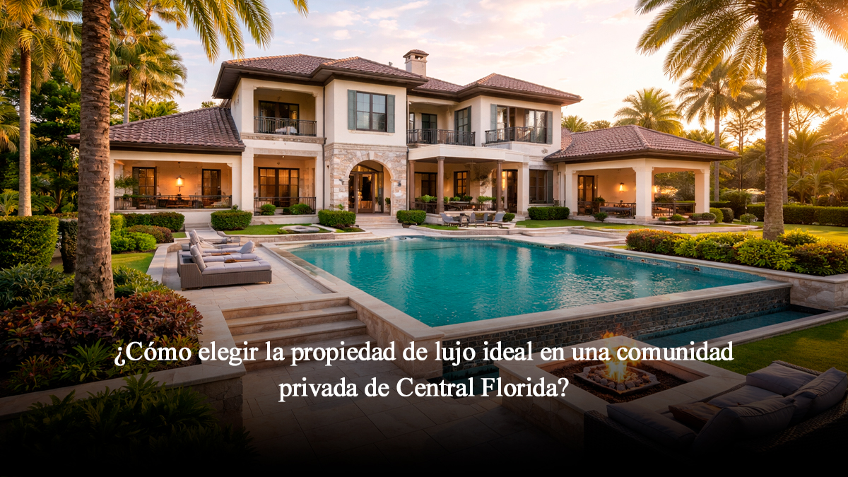 Cómo elegir la propiedad de lujo ideal en una comunidad privada de Central Florida