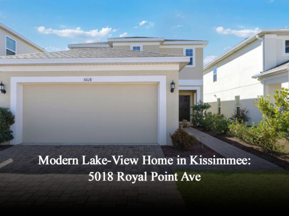 Modern Lake-View Home in Kissimmee, FL: 5018 Royal Point Ave