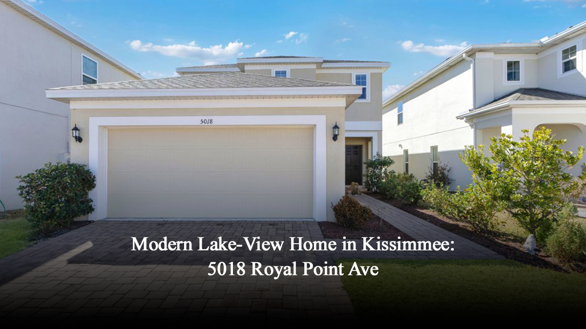 Modern Lake-View Home in Kissimmee, FL: 5018 Royal Point Ave