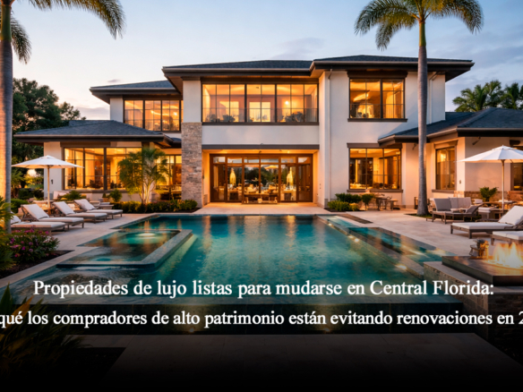Propiedades de lujo listas para mudarse en Central Florida: por qué los compradores premium evitan renovaciones en 2026