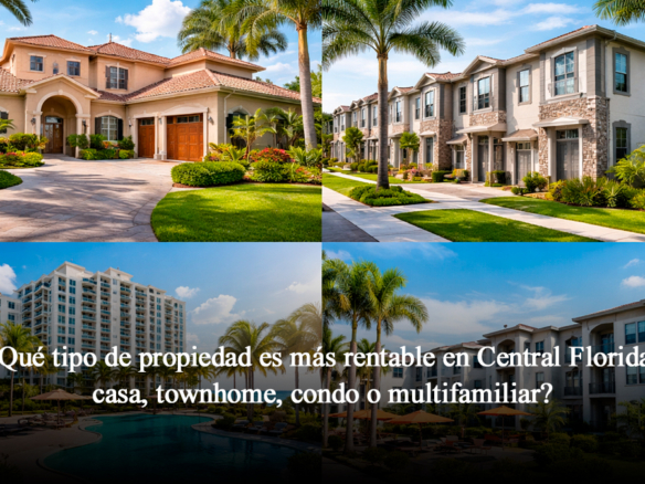Qué tipo de propiedad es más rentable en Central Florida casa, townhome, condo o multifamiliar