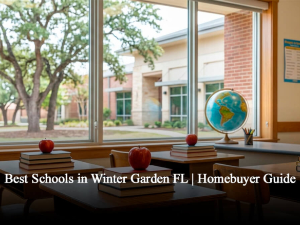 Classroom in a top-rated Winter Garden FL school, perfect for families relocating to West Orange County, Florida.