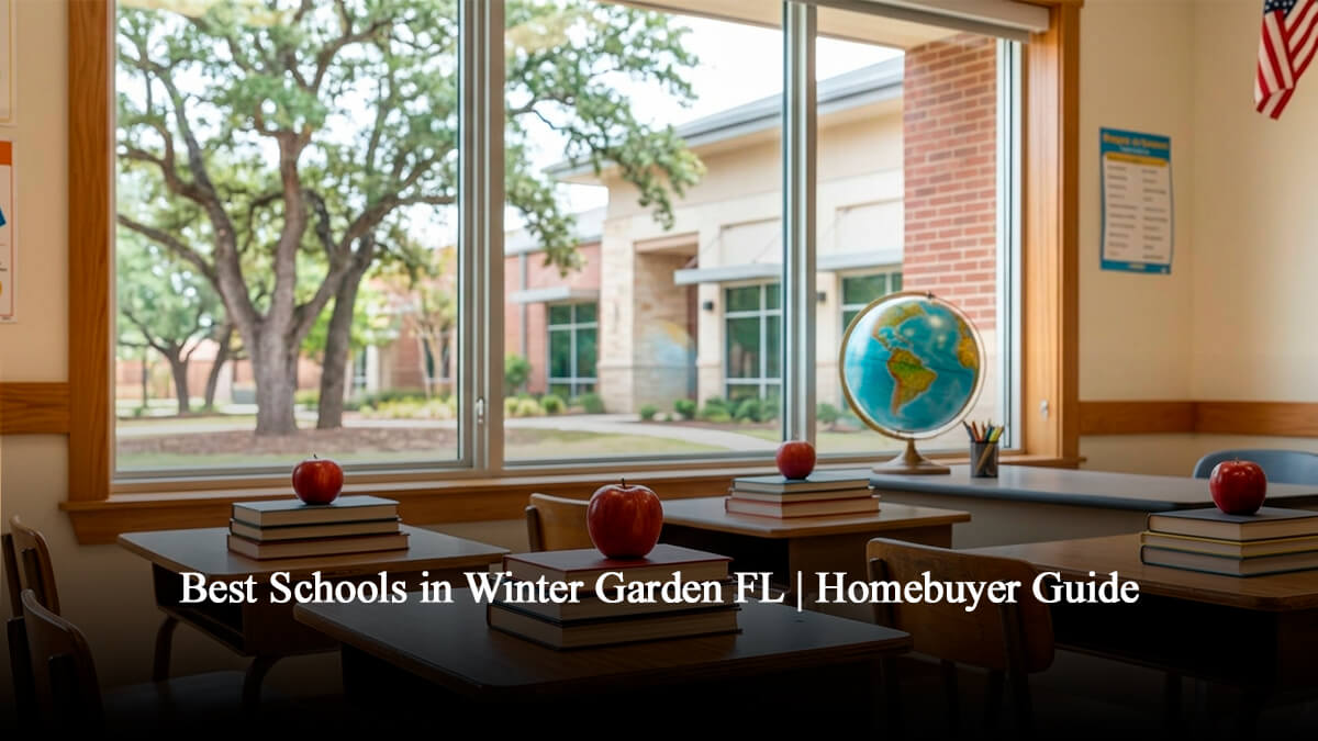 Classroom in a top-rated Winter Garden FL school, perfect for families relocating to West Orange County, Florida.