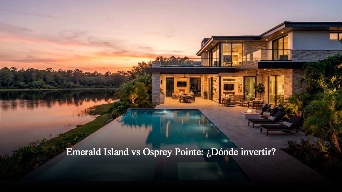 Mansión de lujo moderna con piscina infinita y vista al lago en comunidad privada de Florida Central