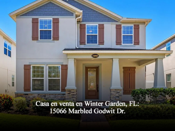 Casa en venta en Winter Garden FL: 15066 Marbled Godwit Dr en Summerlake Horizon West.