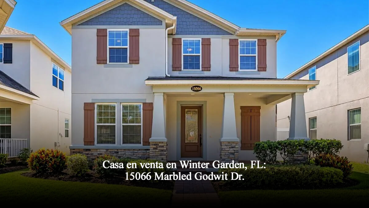 Casa en venta en Winter Garden FL: 15066 Marbled Godwit Dr en Summerlake Horizon West.