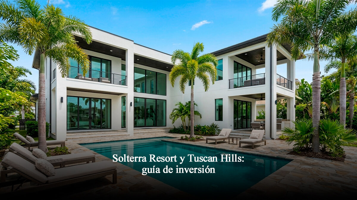 Casa vacacional de lujo con piscina privada en Solterra Resort y Tuscan Hills, Florida Central